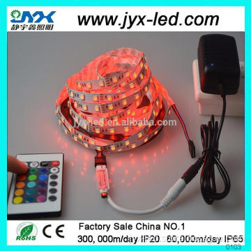 super bright short smd 5050 5m 60led/m waterproof motorcycle led strip light 12v 14.4w flexible map light pass CE&ROHS